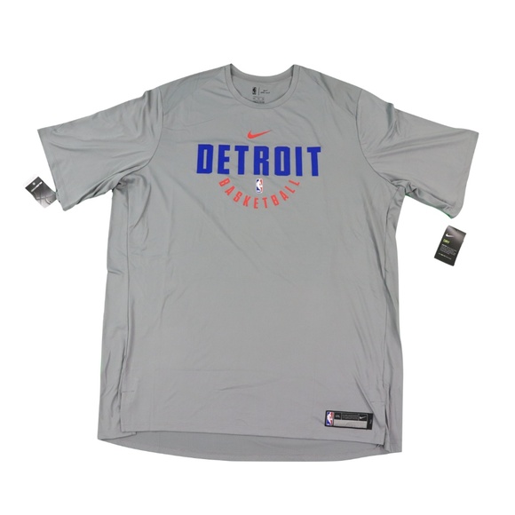 New Nike NBA Detroit Pistons Team Issued Shirt - Picture 1 of 3